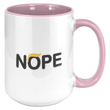 Nope - Anti Trump Funny Hair Coffee Mug