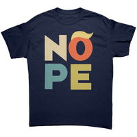 Nope Block Letters W/ Trump Hair - Anti Trump Funny T-shirt