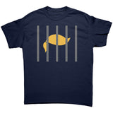 Trump Hair Behind Bars - Funny Lock Him Up T-shirt