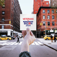 Veterans for Biden 2024 Sticker
