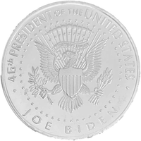 Blinkee 2021 US President Joe Biden Gold on Silver Plated Collectors Commemorative Coin