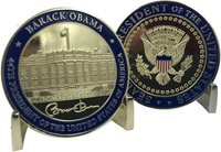 E-022 44Th President Barack Obama Challenge Coin White House POTUS