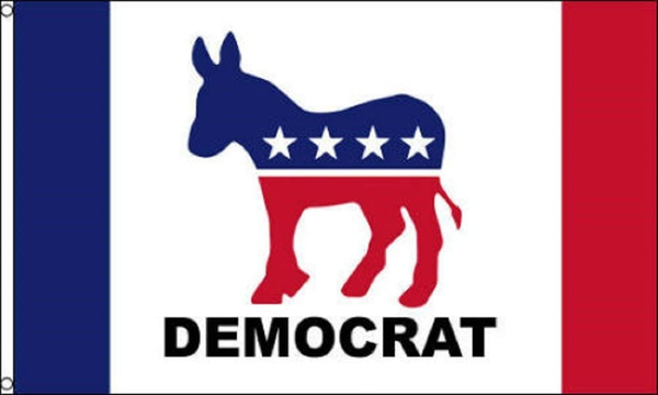 RFCO Democrat Democratic Party 3'X5' Polyester Flag