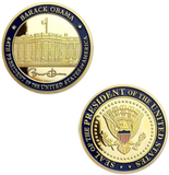 44TH & 46TH US President Barack Obama & Joe Biden Presidential White House Inauguration Novelty Challenge Coin