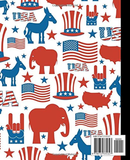 Democrat Donkey and Republican Elephant: Veteran Composition Notebook/ Journal Wide Ruled, Patriotic Gift for Men Women Teens and Veteran