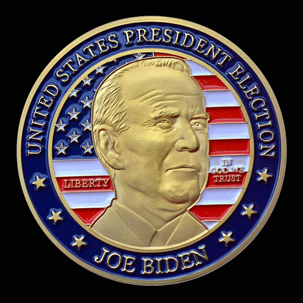 Joe Biden 2020 United States President Election Challenge Coin Collector'S Medallion, Jewelry Quality