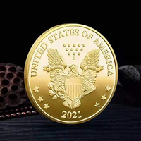 2 Pack Joe Biden Coin Gold Plated Coin for Collectors 2020&2021