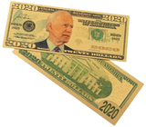 Vanproo 1000 Dollar Joe Biden Bill Banknote, Build Back Better One Thousand 24K Gold Coated Joe Biden Legacy Limited Edition Great Gift for Currency Collectors Republican (Type A, 30 Pack)