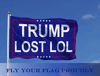 Shinyis Donald Trump Lost LOL Flag 3×5FT Outdoor Indoor Banner with Brass Grommets