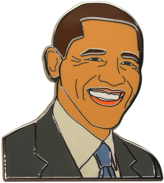 Barack Obama Pin WTF Meme United States President Hard Enamel Pin Lapel Pin