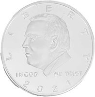 Blinkee Liberty 2021 US President Joe Biden Silver Plated Collectors Commemorative Coin