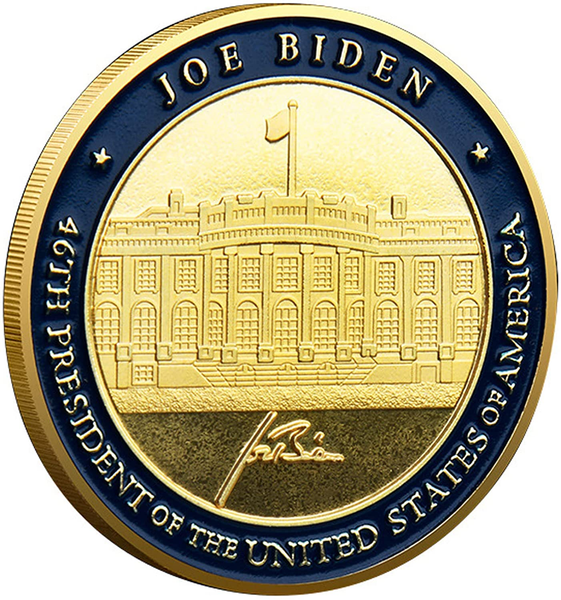 Strugglejewelry United States the 46Th President Joe Biden Inauguration Challenge Coin