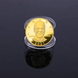 Joe Biden Gold Coin, 2021 Gold Plated Collectable Coin, Protective Case Included, (20 Pack - Gold)