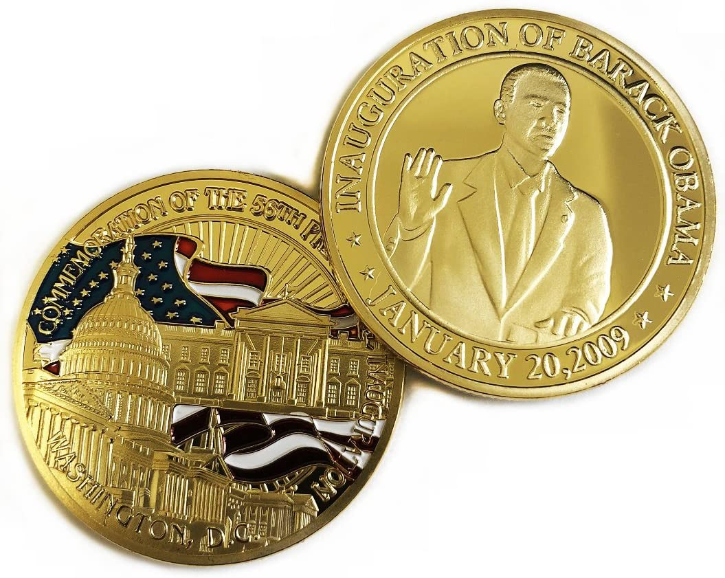 Presidential Legacy: Barack Obama 24K Gold-Plated Commemorative