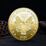 2 Pack Joe Biden Coin Gold Plated Coin for Collectors 2020&2021