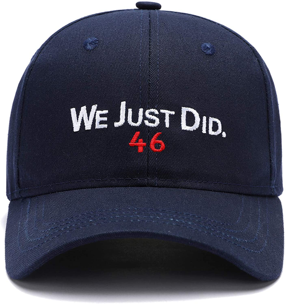 We Just Did 46 Joe Biden Harris for President Election Rally Hat Baseball Cap Build Back Better Black