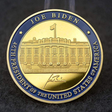 Ykshop U.S. 46Th President Challenge Coin - White House Presidential Seal POTUS 2021 Joe Biden Inauguration