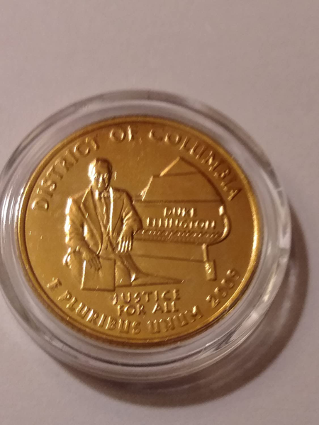 Barack Obama Inauguration 24K Gold Gilded Hawaii State Quarters 2-Coin Set