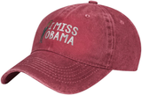 I Miss Obama Cowboy Hat Baseball Cap Sun Hat Trucker Hat,Adjustable Hat for Men and Women,Four Seasons Available