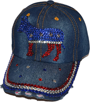 Popfizzy Bling Baseball Hats for Women and Girls, Designer Trucker Hat, Rhinestone Hat, Sparkle Baseball Caps with Words
